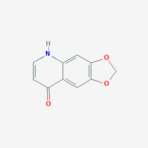 molecular formula C10H7NO3 B134730 1,3-二氧杂环[4,5-g]喹啉-8(5H)-酮 CAS No. 154504-43-5