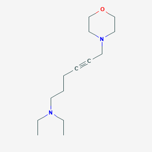 B1347301 6-Diethylamino-1-morpholino-2-hexyne CAS No. 6628-91-7