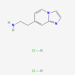 2-{Imidazo[1,2-a]pyridin-7-yl}ethan-1-amine dihydrochloride