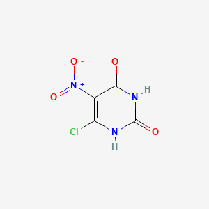 molecular formula C4H2ClN3O4 B1347302 6-氯-5-硝基嘧啶-2,4(1h,3h)-二酮 CAS No. 6630-30-4