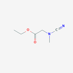 B1347303 Ethyl 2-[cyano(methyl)amino]acetate CAS No. 71172-40-2