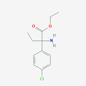 Ethyl 2-amino-2-(4-chlorophenyl)butanoate