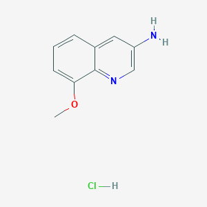 molecular formula C10H11ClN2O B13473034 8-Methoxyquinolin-3-amine hydrochloride 