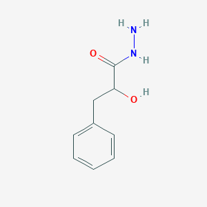 molecular formula C9H12N2O2 B13473079 2-Hydroxy-3-phenylpropanehydrazide 