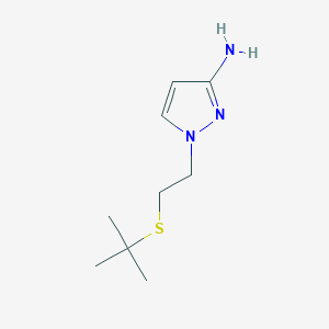 1-(2-(Tert-butylthio)ethyl)-1h-pyrazol-3-amine