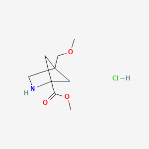 Methyl 4-(methoxymethyl)-2-azabicyclo[2.1.1]hexane-1-carboxylate hydrochloride