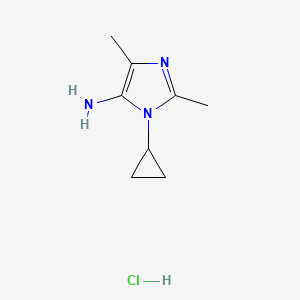 1-cyclopropyl-2,4-dimethyl-1H-imidazol-5-amine hydrochloride