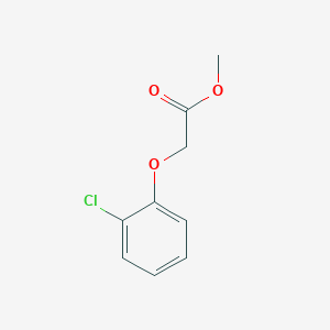 molecular formula C9H9ClO3 B1347316 2-(2-氯苯氧基)乙酸甲酯 CAS No. 6956-85-0