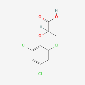 B1347317 2-(2,4,6-Trichlorophenoxy)propionic acid CAS No. 778-83-6