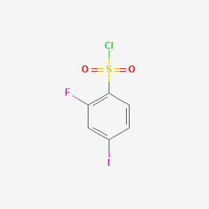 2-Fluoro-4-iodobenzene-1-sulfonyl chloride