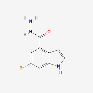 6-bromo-1H-indole-4-carbohydrazide