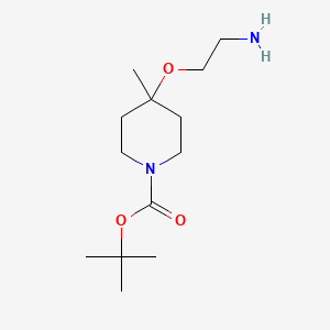 Tert-butyl4-(2-aminoethoxy)-4-methylpiperidine-1-carboxylate