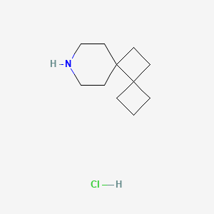 molecular formula C11H20ClN B13473200 8-Azadispiro[3.0.5^{5}.2^{4}]dodecanehydrochloride 