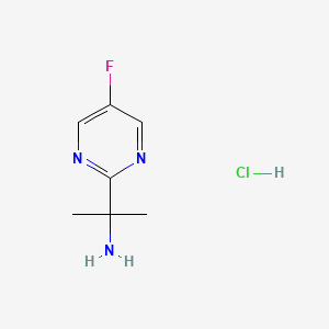 2-(5-Fluoropyrimidin-2-yl)propan-2-amine hydrochloride