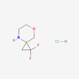 1,1-Difluoro-7-oxa-4-azaspiro[2.5]octane hydrochloride