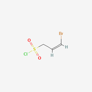 molecular formula C3H4BrClO2S B13473284 (2Z)-3-bromoprop-2-ene-1-sulfonyl chloride CAS No. 1937253-54-7