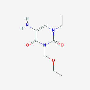 5-Amino-3-(ethoxymethyl)-1-ethylpyrimidine-2,4(1h,3h)-dione