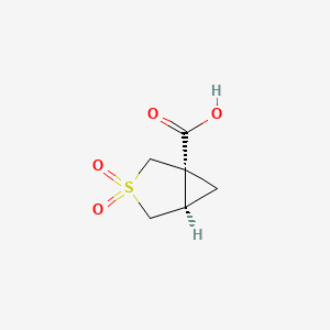 rac-(1R,5S)-3,3-dioxo-3lambda6-thiabicyclo[3.1.0]hexane-1-carboxylic acid