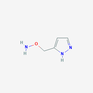 o-[(1h-Pyrazol-3-yl)methyl]hydroxylamine