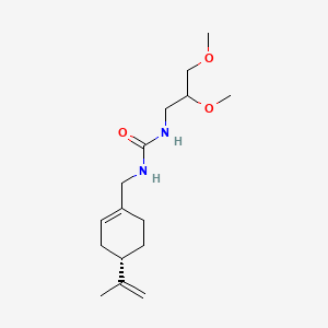 3-(2,3-dimethoxypropyl)-1-{[(4S)-4-(prop-1-en-2-yl)cyclohex-1-en-1-yl]methyl}urea