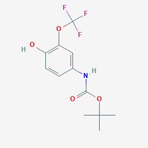 tert-Butyl (4-hydroxy-3-(trifluoromethoxy)phenyl)carbamate