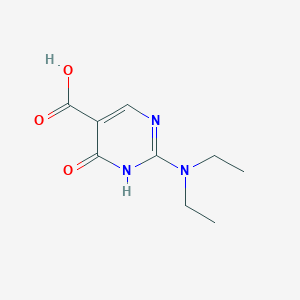 2-(Diethylamino)-6-oxo-1,6-dihydropyrimidine-5-carboxylic acid