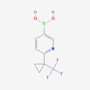 6-(1-(Trifluoromethyl)cyclopropyl)pyridin-3-ylboronic acid