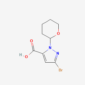 3-Bromo-1-(tetrahydro-2H-pyran-2-yl)-1H-pyrazole-5-carboxylic acid