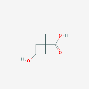 3-Hydroxy-1-methylcyclobutane-1-carboxylic acid