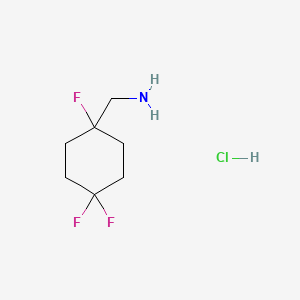 1-(1,4,4-Trifluorocyclohexyl)methanamine hydrochloride