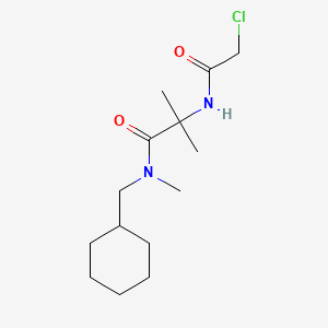 2-(2-chloroacetamido)-N-(cyclohexylmethyl)-N,2-dimethylpropanamide