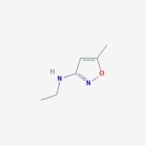 molecular formula C6H10N2O B13473507 N-ethyl-5-methylisoxazol-3-amine 