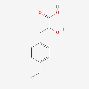 3-(4-Ethylphenyl)-2-hydroxypropanoic acid