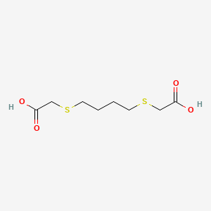 molecular formula C8H14O4S2 B1347357 ((4-((Carboxymethyl)thio)butyl)thio)acetic acid CAS No. 13821-57-3
