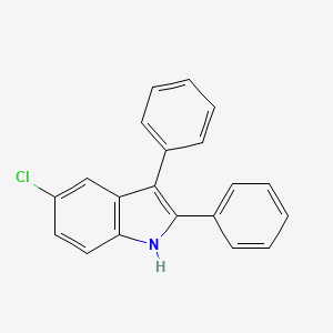 molecular formula C20H14ClN B1347360 5-Chloro-2,3-diphenyl-1h-indole CAS No. 52598-02-4