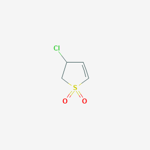 molecular formula C4H5ClO2S B1347362 3-Chloro-2,3-dihydrothiophene 1,1-dioxide CAS No. 42925-42-8