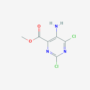 molecular formula C6H5Cl2N3O2 B1347363 Methyl 5-amino-2,6-dichloropyrimidine-4-carboxylate CAS No. 502184-51-2