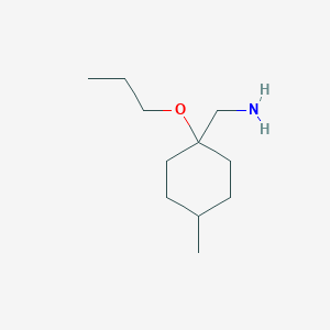 (4-Methyl-1-propoxycyclohexyl)methanamine