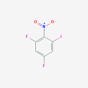molecular formula C6H2F2INO2 B1347367 1,5-Difluoro-3-iodo-2-nitrobenzene CAS No. 771-05-1