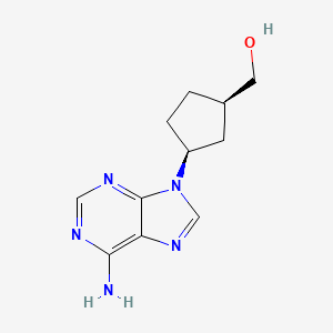 molecular formula C11H15N5O B1347368 ((1R,3S)-3-(6-amino-9H-purin-9-yl)cyclopentyl)methanol CAS No. 220285-03-0