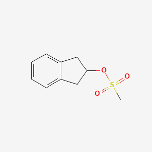 molecular formula C10H12O3S B1347369 2,3-Dihydro-1h-inden-2-yl methanesulfonate CAS No. 777-72-0