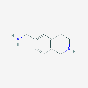 molecular formula C10H14N2 B13473709 (1,2,3,4-Tetrahydroisoquinolin-6-yl)methanamine 