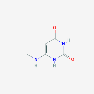 molecular formula C5H7N3O2 B1347373 6-(methylamino)pyrimidine-2,4(1H,3H)-dione CAS No. 34284-87-2