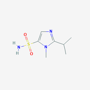 molecular formula C7H13N3O2S B13473730 1-methyl-2-(propan-2-yl)-1H-imidazole-5-sulfonamide 