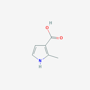 molecular formula C6H7NO2 B1347375 2-Methyl-1h-pyrrole-3-carboxylic acid CAS No. 37102-48-0