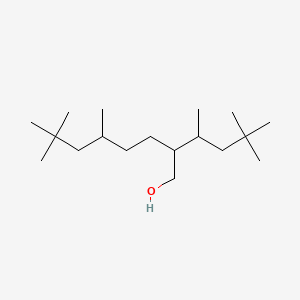 molecular formula C18H38O B1347379 5,7,7-Trimethyl-2-(1,3,3-trimethylbutyl)-1-octanol CAS No. 36400-98-3