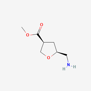 rac-methyl (3R,5R)-5-(aminomethyl)oxolane-3-carboxylate