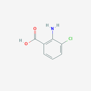 molecular formula C7H6ClNO2 B134738 2-氨基-3-氯苯甲酸 CAS No. 6388-47-2