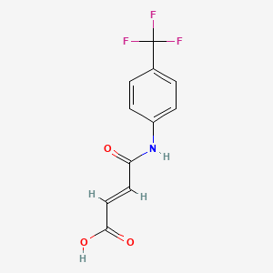 molecular formula C11H8F3NO3 B13473830 (2E)-3-{[4-(Trifluoromethyl)phenyl]carbamoyl}prop-2-enoic acid 