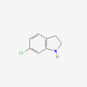 molecular formula C8H8ClN B1347385 6-Chloro-2,3-dihydro-1h-indole CAS No. 52537-00-5